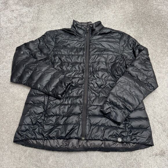 Columbia Other - REI Co-Op Down Puffer Jacket Mens Large Black Full Zip Insulated Lightweight